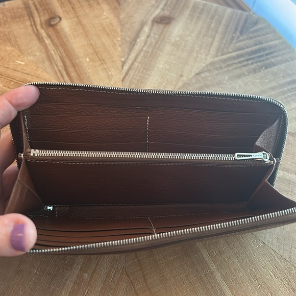 Hermes leather zippy wallet - Picture 7 of 10